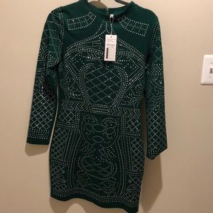 $$$$$ NWT Studded Green Dress